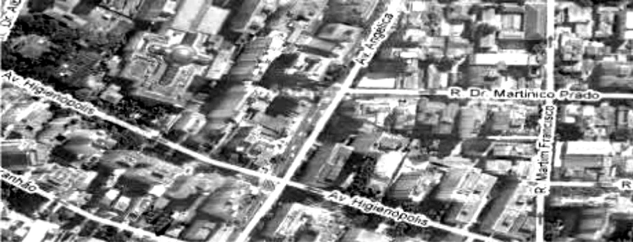 Registro visual de ruas de Higienópolis usado na identidade histórica do Portal
